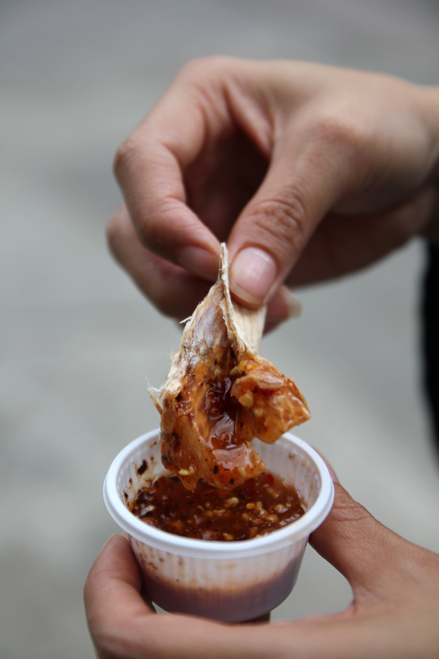 Thai squid snack