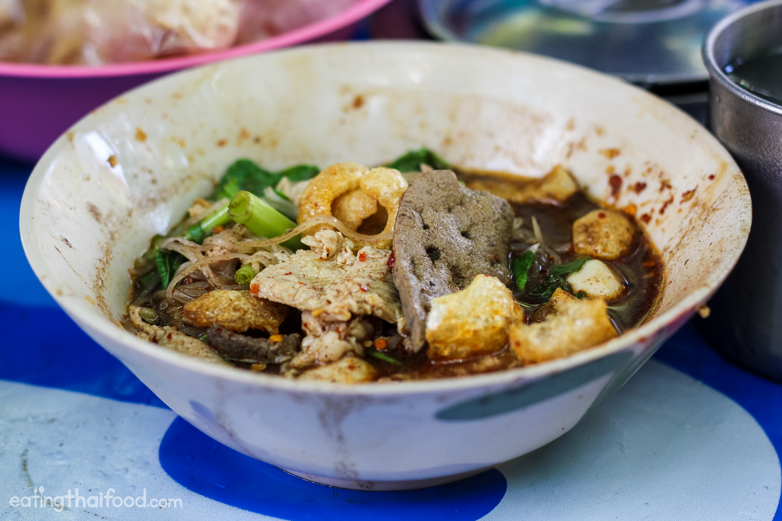 Thai boat noodles