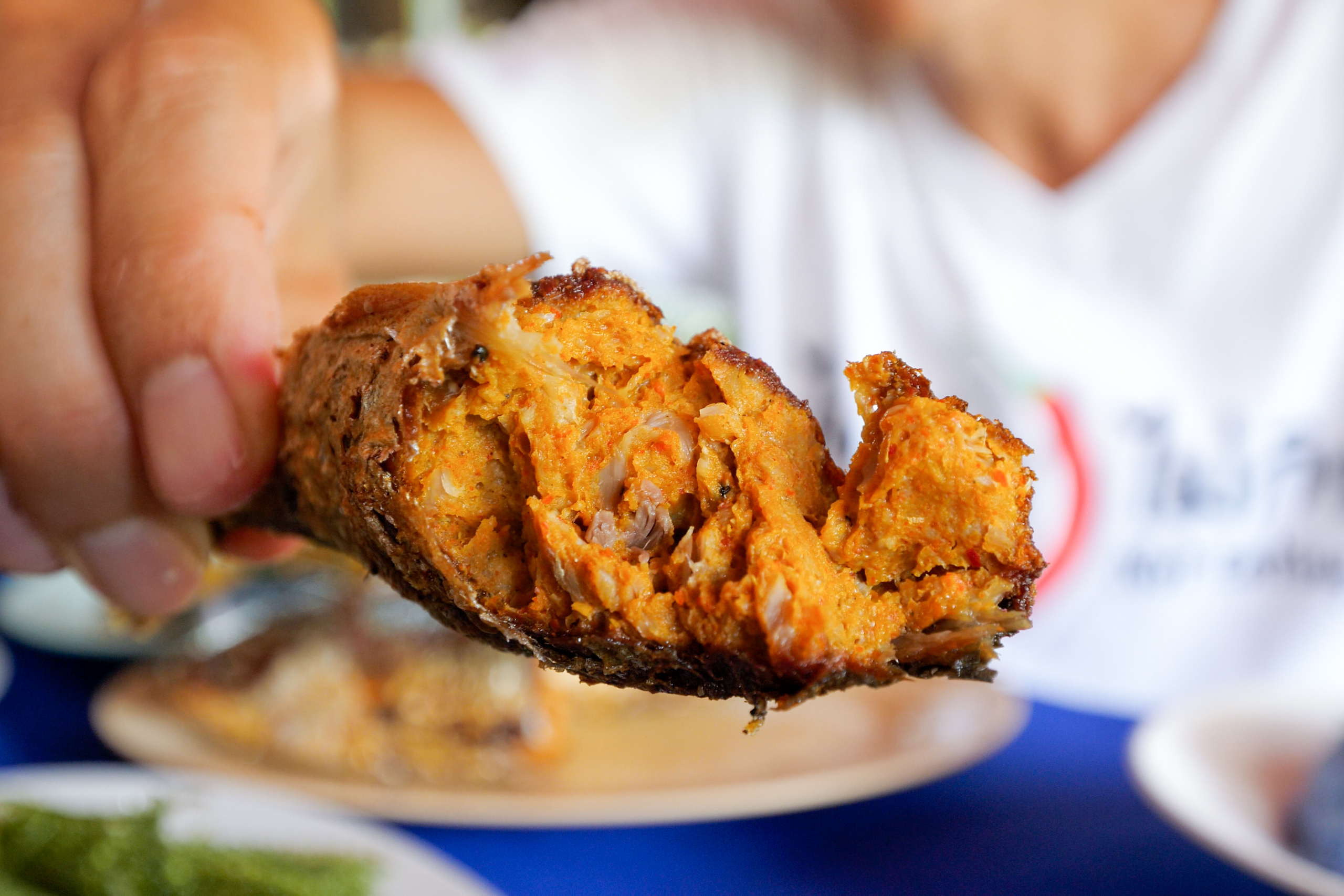 Thai fish sausage