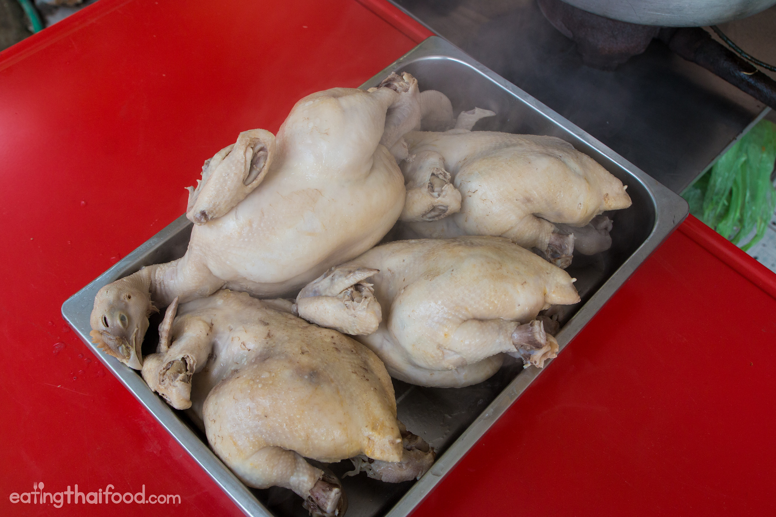 boiled chicken